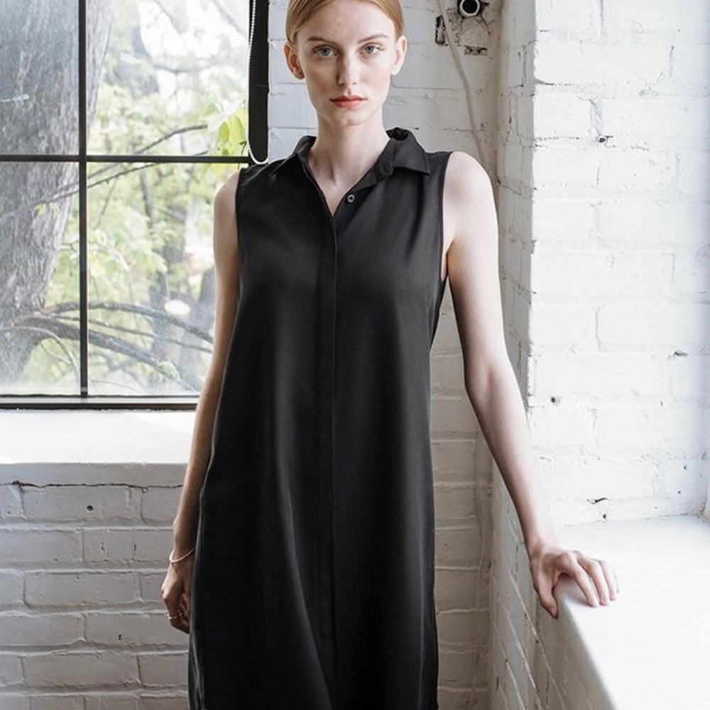 Tradlands Soleil Dress in Black Tencel